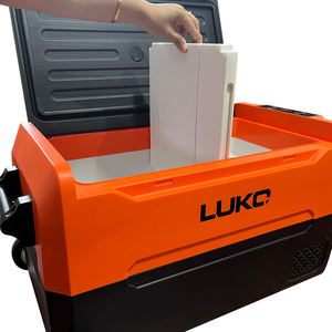 45L DC 12V/24V AC 100V-240V Compresor portátil Refrigerador Congelador Refrigerador de coche para barco de camping <span class=keywords><strong>con</strong></span> <span class=keywords><strong>ruedas</strong></span> - Product Image 1