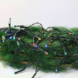 ไฟประดับตกแต่งคริสต์มาสแบบใหม่ ใช้น้ำเป็นตัวกระตุ้น 100 หลอด ไฟ LED หลากสี สำหรับตกแต่งภายนอกอาคาร ไฟคริสต์มาส ไฟประดับ - Product Image 5