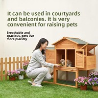 Poulailler en bois étanche, nichoir à œufs, enclos extérieur pour lapins, cage à pigeons, niche pour chats, abri multifonctionnel pour petits animaux