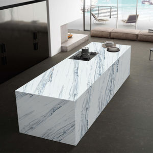 Pierre de quartz design moderne Goldtop 5067 palissandra dalles supplémentaires comptoirs de cuisine extérieur hôtel OEM/ODM dalles de quartz - Product Image 6