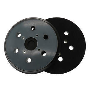 6 inç 148mm 6 Delikli <span class=keywords><strong>4</strong></span> Cıvatalı Kancalı Döngülü Tozsuz Destekli Zımpara Tablası Zımpara Diski Aşındırıcı Aletler Parlatma için Zımpara Pedi - Product Image 1
