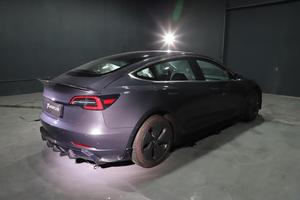 Auto In Fibra di carbonio Posteriore Lip Diffusore per <span class=keywords><strong>Tesla</strong></span> Modello <span class=keywords><strong>3</strong></span> Berlina 4 Porte 2016-2019 - Product Image 6