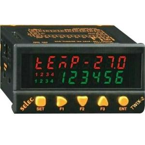 Contrôleur programmable compact (PLC) Selec TWIX-2-230 avec affichage LED 7 points, 8DI, 6DO, 1AI (TC/RTD) - Product Image 3