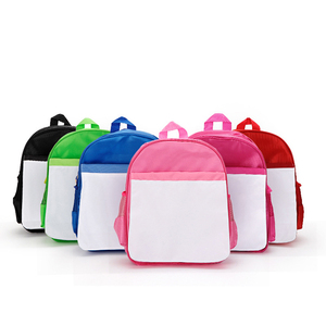 Children Custom School Backpack Sequin Print Sublimation Blanks for Dye DIY Christmas Gift Zipper Closure Interior