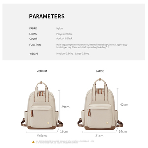 Moda saco pack senhoras grande capacidade viagem luz notebook preppy casual impermeável 15.6 polegada laptop mulheres mochila - Product Image 4