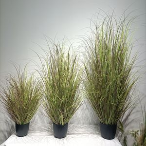 Planta Artificial en Maceta, Simulación de Césped Puro, Material PE Hecho a Mano, Altura de 30-100 cm, Decoración para Ventanas y Salas de Estar, Césped Artificial - Product Image 4