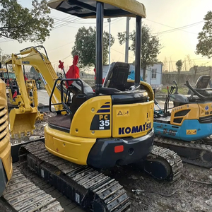 Excavadora Komatsu Pc35 original con certificación CE, 3.5 toneladas, ahorro de combustible, excavadora de cadenas para renovación de jardines/demolición en interiores, en venta. - Product Image 5