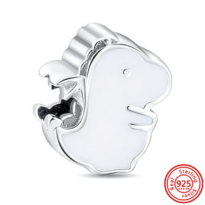 <span class=keywords><strong>2022</strong></span> nueva 925 de plata esterlina azul dinosaurios aves amor clave DIY encantos del grano Fit serpiente Original de las mujeres de la pulsera de la joyería DIY regalo - Product Image 4