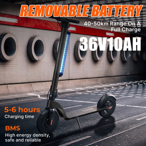 Nuevo Scooter Eléctrico de Alta Calidad con Llantas de Aire de 10 Pulgadas, Carga de 120 kg, Luz LED, Dos Ruedas, 350w, Plegable para Adultos, X8, Gran Autonomía - Product Image 4