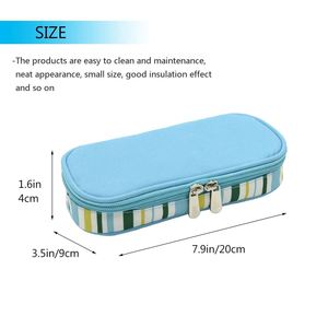Insulin Cooler Travel Case Diabetic Medication Organizer Medical Cooler Bag with 2 Ice Pack Waterproof and Insulation Liner - Product Image 3