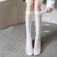 Chaussettes de sport en bambou respirantes de haute qualité pour l'été, chaussettes de course à pied, chaussettes de compression en bambou pour femmes