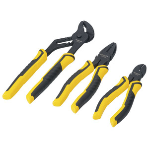 Juego de Alicates Stanley de 3 Piezas, Cortador Universal, Herramientas de Punta Larga - Product Image 1