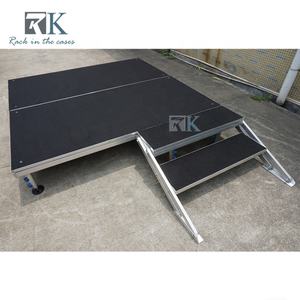 Plateforme d'installation rapide pour événements musicaux 1m*1m, scène extérieure à quatre pieds en promotion - Product Image 4