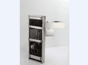 Cuvette de toilettes en acier inoxydable de haute qualité, design moderne, monobloc, à double chasse, fixation murale/sur pied, pour salle de bain - Product Image 3