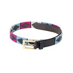 Ceinture tendance unisexe en cuir de vachette véritable, style vintage, avec boucle ardillon, design western, écologique et de haute qualité, création exclusive - Product Image 6