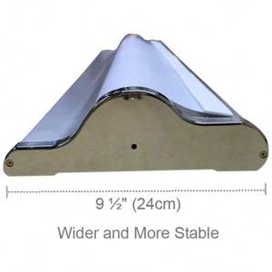 Banner portatile a base larga di dimensioni standard da pavimento pull up fondale tutto in alluminio stabile roll up stand per display promozionale - Product Image 5