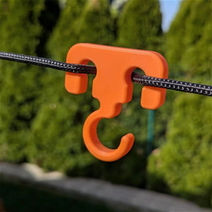 Portable Camping Rope <b>Hook</b> Multifunctional Plastic Hanging <b>Hook</b> For Outdoor Tent Clothes Hanging - Product Image 5