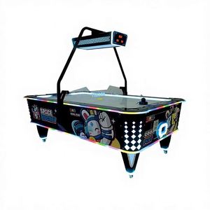 Mesa de hockey de aire multifuncional 2 en 1 sin billar, 48 cm, con rieles y cojín de MDF para mesa de hockey de aire multifuncional - Product Image 6
