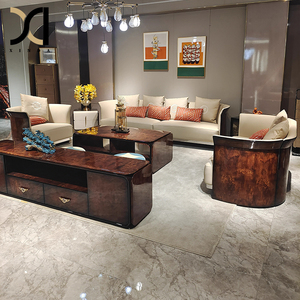 Muebles de buena calidad, sofás de diseño italiano, sofás de estilo americano de cuero genuino, Juego de <span class=keywords><strong>2</strong></span> sofás de sala de estar con precio - Product Image 1