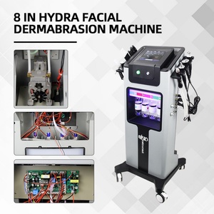 Appareil de soin du visage multifonctionnel 8 en 1 2025, nettoyage en profondeur, jet peeling, hydra-oxygène, équipement de spa - Product Image 4