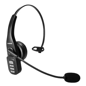 AUSDOM BW01Bluetooth Headset, Wireless Headset with Microphone Noise Canceling V5.0 Dual Connect Handsfree