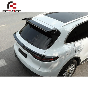 Nuevo alerón de techo de fibra de carbono para Porsche <span class=keywords><strong>Macan</strong></span> 95B alerón delantero 2018-2021 Kit de accesorios - Product Image 5