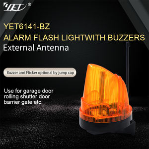 YET6141 Sarı LED Güvenlik Alarm Lambası - Hareket Algılayıcı Hırsız Caydırıcı Flaş Fonksiyonlu Su Geçirmez ve Dayanıklı - Product Image 6