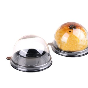 Mini <span class=keywords><strong>caja</strong></span> de plástico transparente para cupcakes, contenedor para cupcakes, cupcakes, 50 unidades - Product Image 5