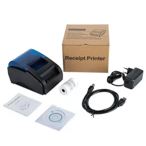 58Mm Thermische Printer Ontvangst Pos Printer Zwart-wit Voor Smartphone En Computer Bt + Usb