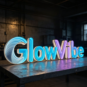 Letras de Canal LED Impresas en 3D con Texto Personalizado, Efecto Espejo Infinito, Control Remoto, Opciones Multicolor para Restaurantes y Tiendas - Product Image 1