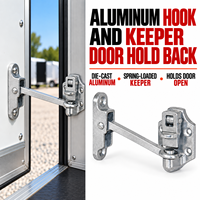Support de porte de remorque en aluminium moulé sous pression avec crochet et attache, loquet à ressort pour maintenir la porte ouverte, pour camionnette OEM