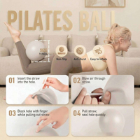 Kit d'entraînement fitness ZENJOY avec logo et couleur personnalisés, tapis de yoga, cercle de Pilates et mini-ballon de Pilates pour la maison