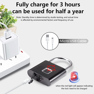 Cadenas intelligent à empreintes digitales étanche IP65, sécurité supérieure pour l'extérieur - Product Image 4