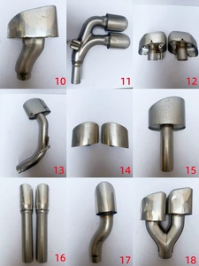 ปลายท่อไอเสียสแตนเลสสำหรับ Tucson Sonata Kia Rio Sportage-ระบบท่อไอเสียรถยนต์ ท่อเก็บเสียง - Product Image 3