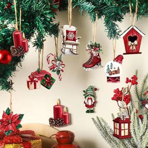 Decoraciones navideñas de madera de estilo moderno para el hogar y la fiesta Decoraciones navideñas de moda - Product Image 4