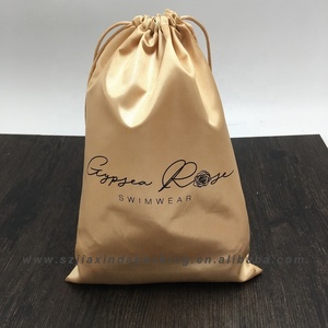 Custom Satin Fabric Gift Bag With Drawstring - Product Image 2