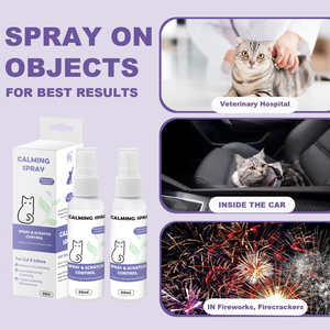 Spray calmant pour animaux de compagnie NON TOXIQUE, spray calmant aux phéromones pour chats et chiens avec huile végétale, OEM - Product Image 6