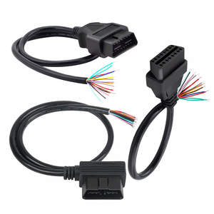 Porta di ricambio OBD/OBDII per aprire il cavo J1962 OBD2 connettore femmina per la coda di maiale/treccia cavo con staffa treccia in Nylon - Product Image 4