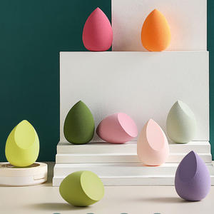 Lot de 10 éponges de maquillage <span class=keywords><strong>Ma</strong></span> <span class=keywords><strong>Kou</strong></span> – Éponges à poudre absorbant l'eau, sans latex, douces et délicates, non absorbantes - Product Image 1