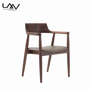 Phòng Ăn Hiện Đại Đồ Nội Thất Nhà Hàng Thiết Kế Mới Cánh Tay Bằng Gỗ Hiroshima Ghế Walnut Ghế Gỗ Cổ Điển - Product Image 6