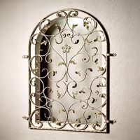 Reja de Seguridad para Ventanas, Barras de Hierro Forjado, Protector Decorativo para Ventanas, Tamaño Personalizado para Casa o Apartamento
