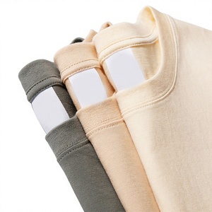 T-shirt unisexe en coton 100% imprimé surdimensionné de haute qualité 230 g/m² blanc personnalisé pour hommes en gros - Product Image 3