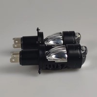Nouveau projecteur LED P1 H4, mini-lentille, kit de conversion d'ampoules de phares LED H4, feux de route et feux de croisement, 90W, avec ventilateur, pour voiture