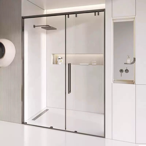 2026 moderno rectángulo recto vidrio templado baño Panel <span class=keywords><strong>de</strong></span> vidrio duchas puestos Puerta <span class=keywords><strong>de</strong></span> pantalla fija Puerta <span class=keywords><strong>de</strong></span> <span class=keywords><strong>ducha</strong></span> puerta <span class=keywords><strong>de</strong></span> vidrio - Product Image 6