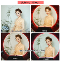 Lampu Cincin LED Selfie Fd480ii Yidoblo Lampu Fotografi FD-480II Lampu Video Makeup Lembut 18'' Isi Ulang untuk Ponsel Live Streaming