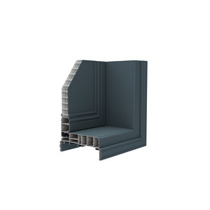 Perfil de Aluminio Serie 108 para Puertas y Ventanas con Arquitrabe Integrado 6063 T5, Marco con Acabado de Madera de Lujo, OEM y ODM - Product Image 2