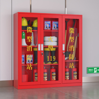 Armoire Moderne en Acier pour Équipement de Lutte Contre l'Incendie et d'Urgence, Armoire de Stockage d'Équipement Incendie pour Usine, Centre Commercial, École