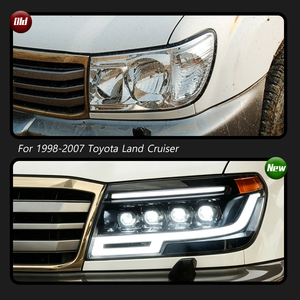 Conversion des phares de Toyota Land Cruiser LC100 (1998-2007) en feux de jour et clignotants séquentiels. - Product Image 2