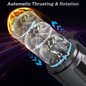 Masturbatore Maschile Automatico, <span class=keywords><strong>Vibratore</strong></span> Realistico a Forma di Vagina, Coppa <span class=keywords><strong>per</strong></span> Masturbazione con Rotazione e Controllo APP, Giocattolo Sessuale <span class=keywords><strong>per</strong></span> Uomini - Product Image 5