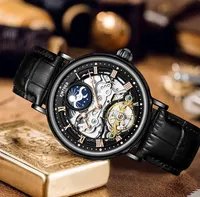 Benutzer definiert Ihr eigenes Logo KINYUED J117 China Factory Men Analoge mechanische Uhren Original Edelstahl Wasserdichter automatischer Charakter